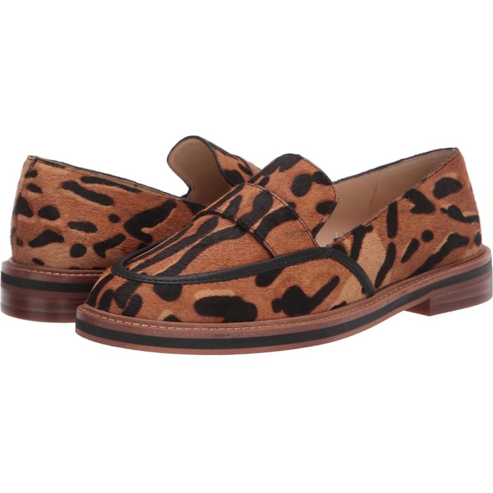 Vince Camuto Jorda3 Loafers Leopard Print Sz 7.5
